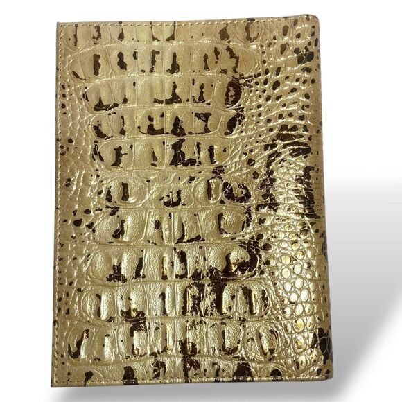 Surly Girl Photo Album 4x6" Croco Embossed Leather Cover 12 pages 24 photos - Picture 7 of 12